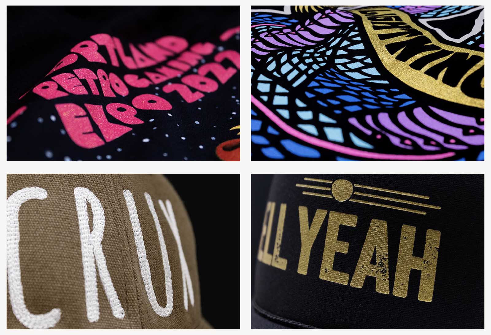 cool screen printing effects