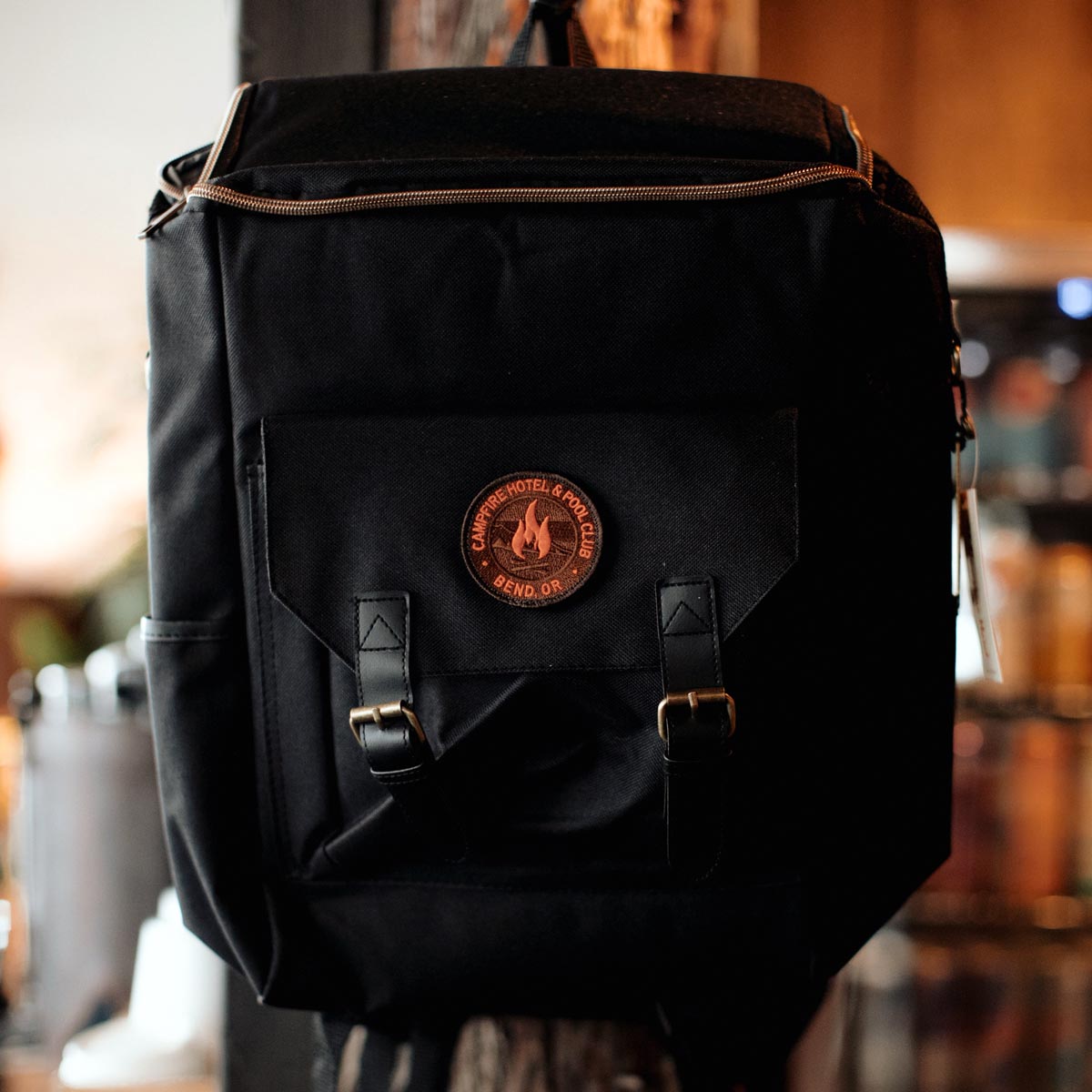 campfire custom embroidered backpack
