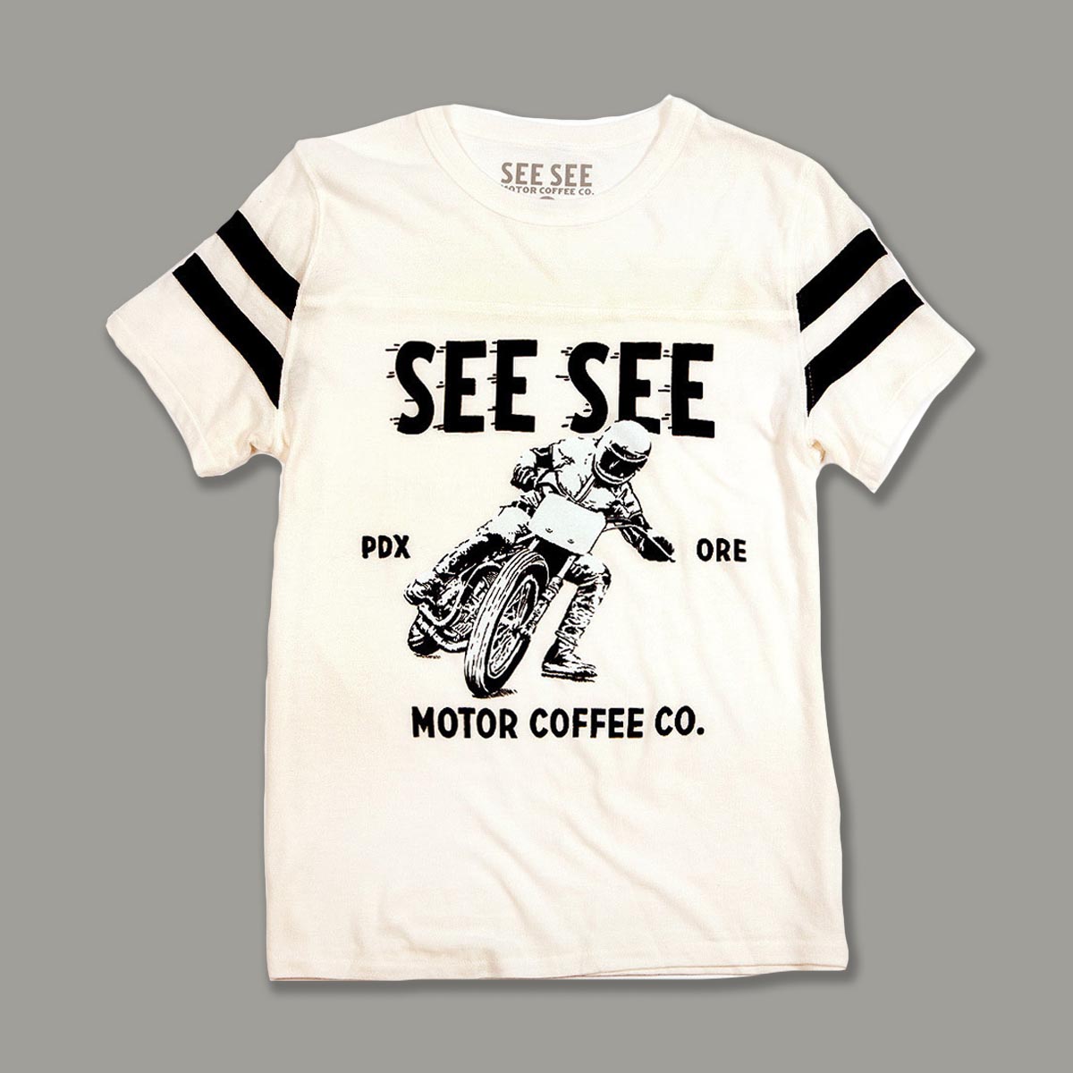 see see moto coffee racer shirt