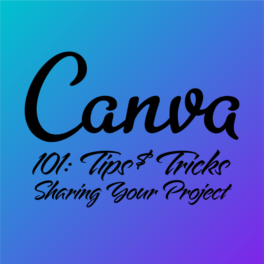 How To Share Your Canva Project - Oregon Screen Impressions