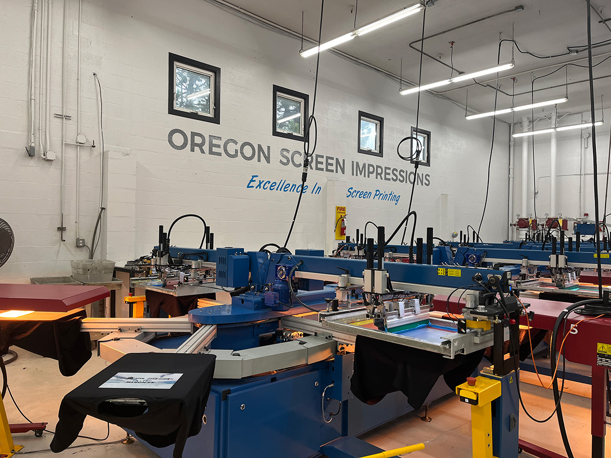 Oregon Screen Impression Stryker Auto Press